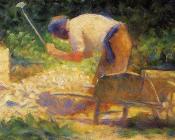 乔治修拉 - Stone Breaker and Wheelbarrow, Le Raincy